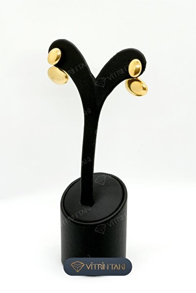 Çelik Altın Renk Küpe