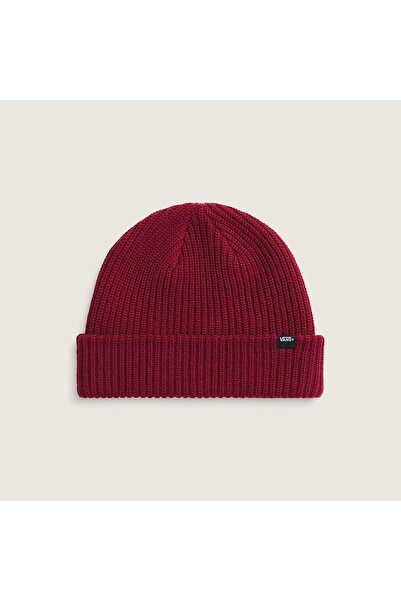 Vans Core Basic Cuff Beanie Unisex Beanie Vn000Qb4Brd1 Burgundy-Std