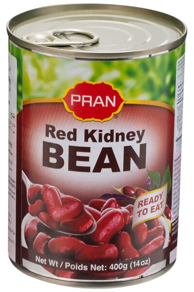 PRA علبة بران من الفاصوليا الحمراء مع الكلى 24 × 420 جم
