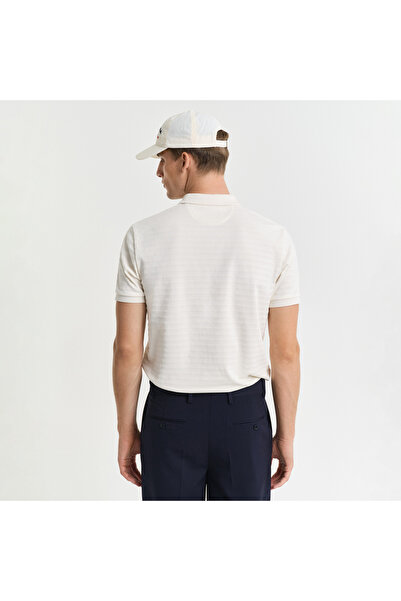 Gant Erkek Krem Regular Fit Polo