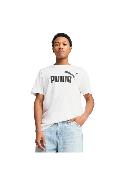 Puma Ess No. 1 Logo Tee Beyaz Erkek T-Shirt 682532-02