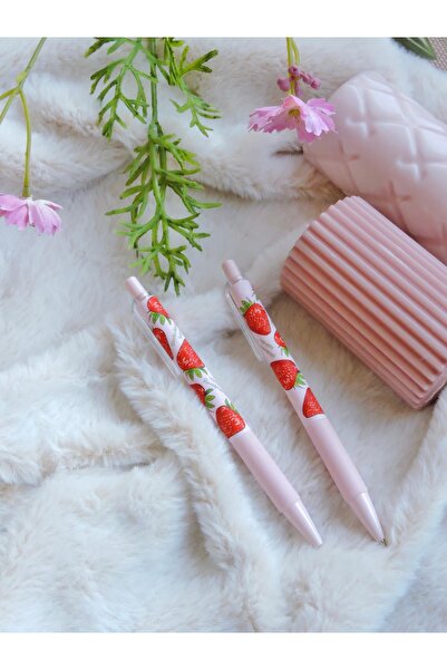 Nova Crafts قلم رصاص برأس فاكهة الفراولة 0.7