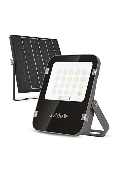 Avide Proiector solar 50W Avide, panou separat 10W, IP65, 700lm