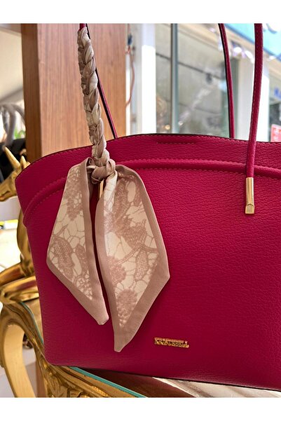 KRISTE BELL Women's Bag with Hand and Shoulder Strap Leather 7256 Fuchsia