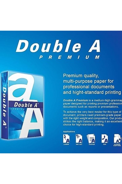 DOUBLE A White A4 Printing Paper - 500 Sheets, 80gsm