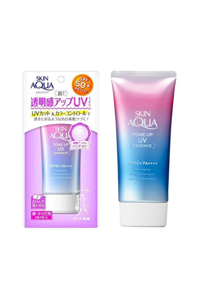 SKIN AQUA Tone Up UV Essence Tinted Sunscreen Lavender SPF50+ 80g