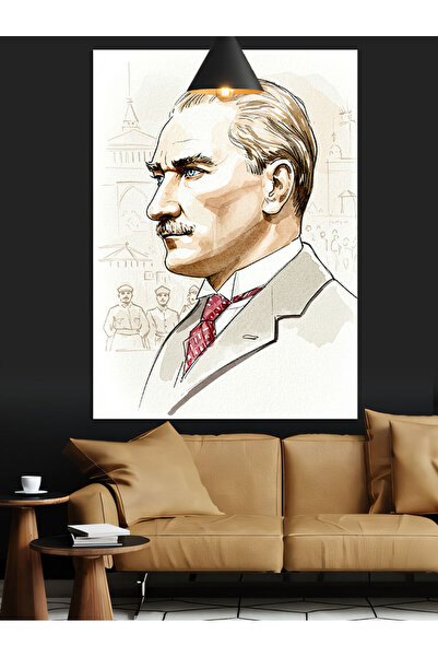 KanvasSepeti Стил на рисуване Мустафа Кемал Маслена живопис Текстурирана висо...