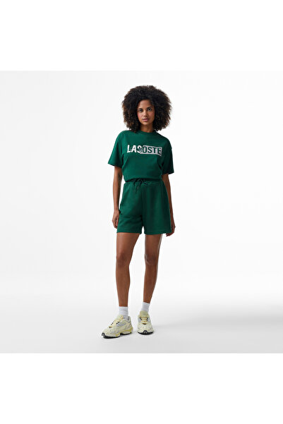 Lacoste House of SuperStep x Kadın Yeşil Şort