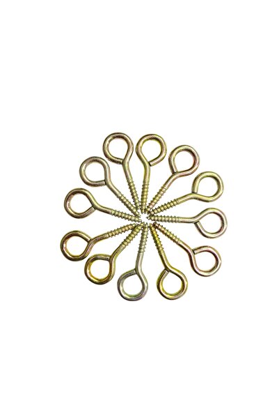 Tuna KAPALI Piton Çengelli Vida 16x30 12 ADET