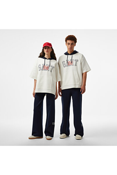 Gant Hoss X New Generation Erkek Beyaz Sweatshirt