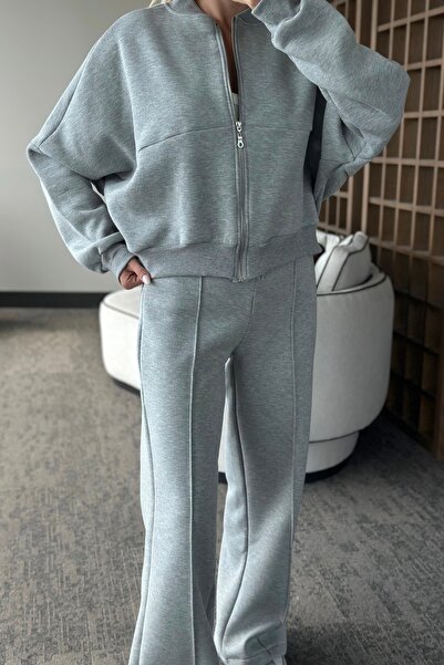 Laluvia Σετ αθλητικής φόρμας Nora σε γκρι χρώμα - 8001