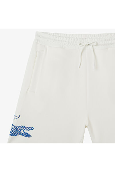 Lacoste House of SuperStep x Erkek Beyaz Şort