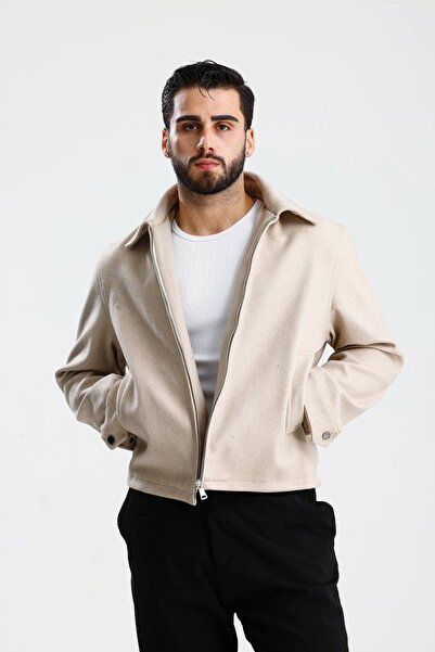 İLKCET MODA Εποχιακό κοντό μπουφάν με φερμουάρ