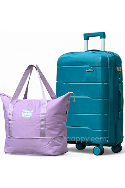 ZAAPPY Unbreakable PP Cabin Size 20 Inch[7-10kg] Luggage with Outdoor Bag Combo