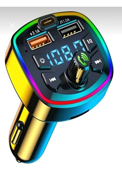 ADR Araç Fm Transmitter Bluetooth Usb Mp3 Sd Kart Çakmaklık Girişli Oto Müzik...