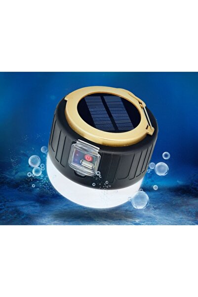 Flippy Portable Lamp, Solar + USB Charging, Smart Battery Display, 32 m² Range, 6x9x11 cm, 3 Modes,