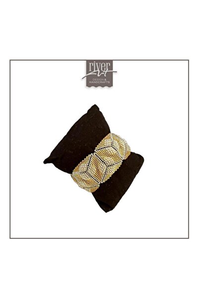 Miyuki Gold Round Bileklik