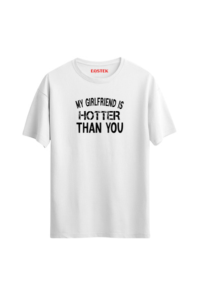 Eastek تي شيرت مطبوع عليه "صديقي أجمل منك"، تي شيرت رجالي، تي شيرت نسائي، تي ...