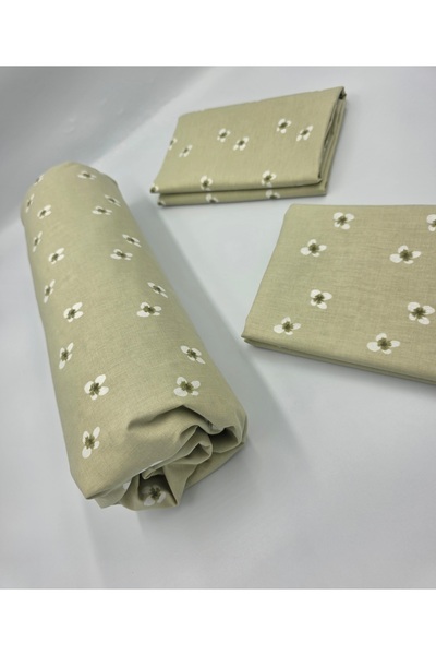 pınarhome collectıon ملاءة مطاطية من القماش القطني 100% + غطاء وسادة عمق الزاوية 28-30 سم من القماش الناعم للموسم الجديد