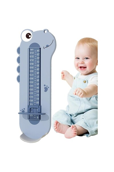 Flippy Foot Measuring Device for Babies, Flippy, Model Dinosaur, Blue