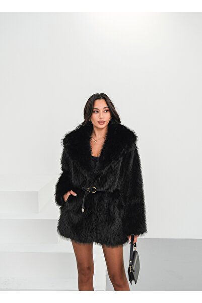 Chef d'atelier Γυναικεία επένδυση με ζώνη Premium Fur