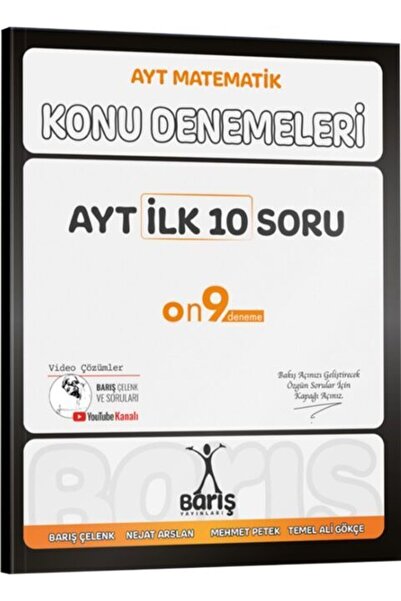 Aktif Öğrenme Yayınları Barış Yayınları AYT İlk 10 Soru Konu Denemeleri