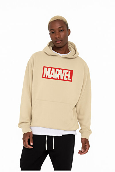 BENROMA 3 Yarn Combed Cotton Printed Hooded Sweatshirt