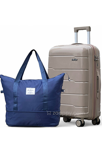 ZAAPPY Unbreakable PP Cabin Size 20 Inch[7-10kg] Luggage with Outdoor Bag Combo