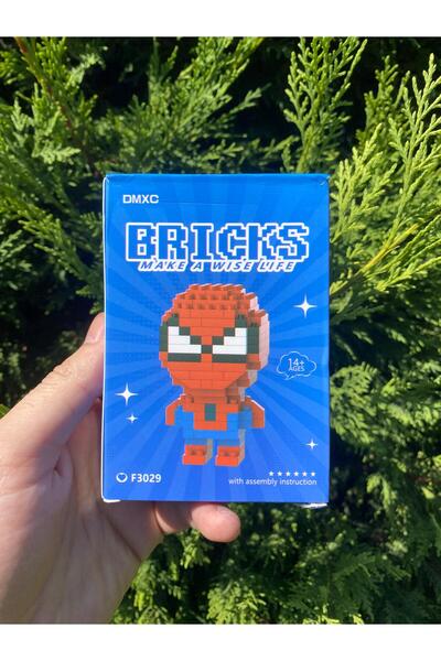 Innovate Store مجموعة مكعبات بناء الرجل العنكبوت من بريكس، شخصية شخصية