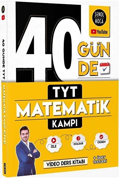 Aktif Öğrenme Yayınları Şenol Hoca Yayınları 40 Günde TYT Matematik Kampı