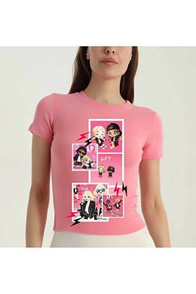 amazoondesing Μπλουζάκι για κορίτσια με στάμπα Limited Editions rose blackpin...