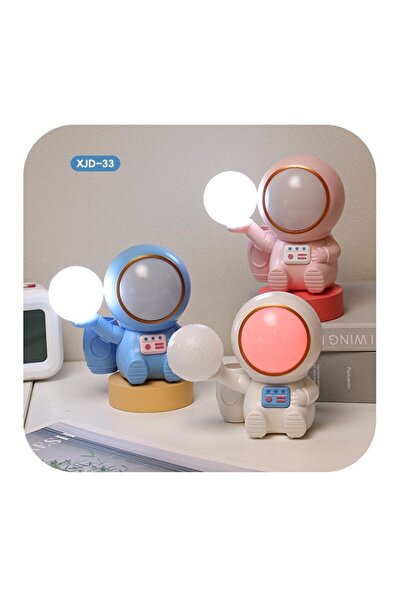 Flippy 2-in-1 Night Lamp with Sharpener and Storage, Astronaut Model, USB, ABS, 12x7x11 cm, LED, Mul