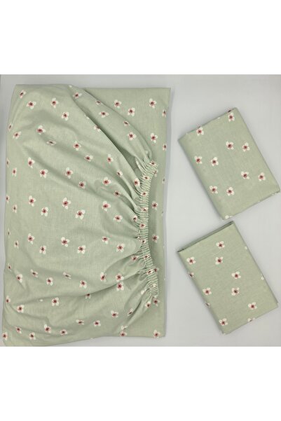 pınarhome collectıon 100% COTTON FABRIC RUBBERED SHEET+PILLOW CASE CORNER DEEP 28-30 CM SOFT FABRIC NEW SEASON