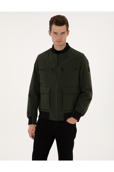 Pierre Cardin Koyu Haki Regular Fit Mont 50314099-VR111