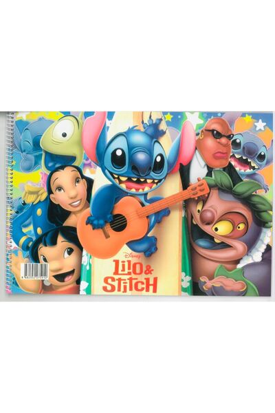 STITCH 25*35 SİPRELLİ 15 SAYFA RESİM DEFTERİ