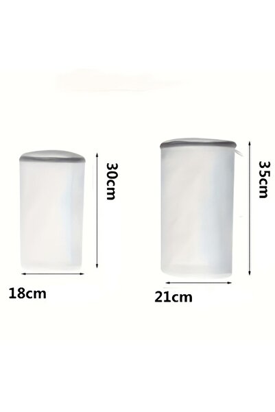 Flippy Cylindrical Bag for Shoe Washing, Flippy, Large Dimensions, Washing Machine, 35x21x5 cm, White