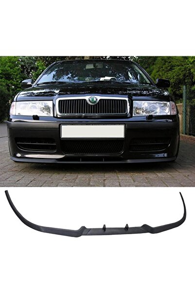 HasAkman Skoda Octavia Mk1 Cupra R Uyumlu Ön Lip Mat Siyah Ön Tampon Lip
