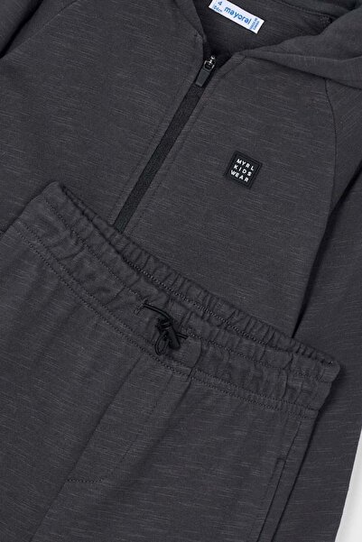 MAYORAL Boy's Hooded Tracksuit Set - Anthracite
