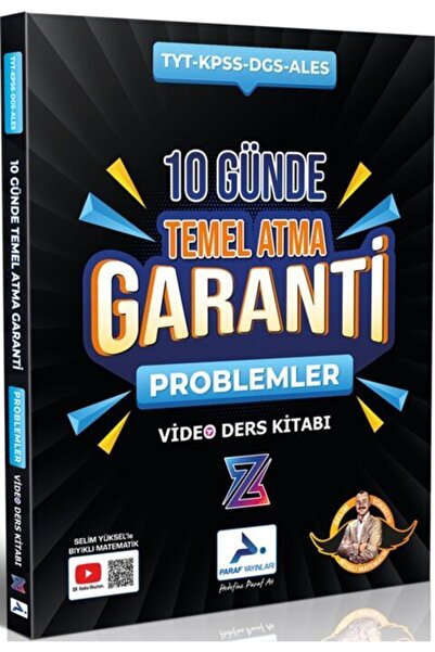 Aktif Öğrenme Yayınları Paraf Yayınları TYT Problemler Z Takımı 10 Günde Teme...