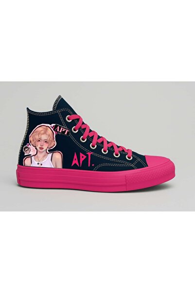 amazoondesing Pantofi sport pentru fete Love ROSE BLACKPINK LISA Ediție limit...