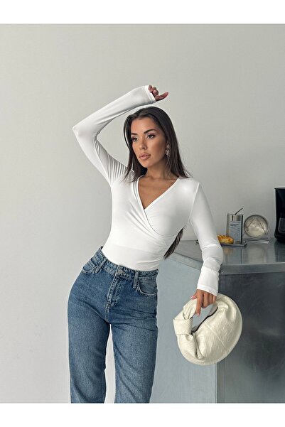 mydukkan.co Long Sleeve Double-Breasted Bodysuit