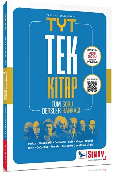 Sınav Yayınları TYT Tüm Dersler Tek Kitap Soru Bankası