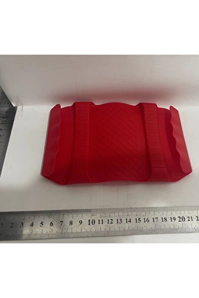 Flippy Multifunctional Silicone Hand Holder, Flippy, Non-slip, 18x12x1.5 cm, Red