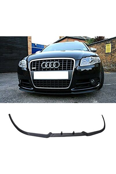HasAkman Audi A4 Rs4 B7 Ön Lip Mat Siyah Ön Tampon Lip