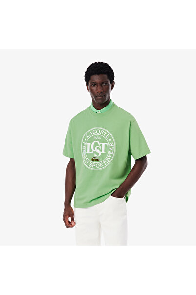Lacoste Loose Fit Erkek Yeşil T-Shirt