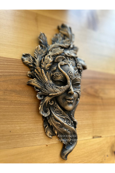 FOR POLYESTER Küçük Dokunuşlar Duvar Maskı Biblo/Duvar Kombin/Ev-Ofis Dekorasyon