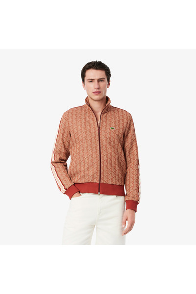 Lacoste Paris Zip-Up Jacquard Track Jacket