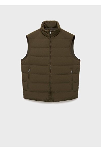 MANGO Man Katlanabilir kaz tüyü dolgulu ve kuş tüyü yelek