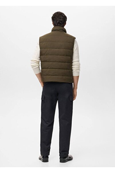 MANGO Man Katlanabilir kaz tüyü dolgulu ve kuş tüyü yelek