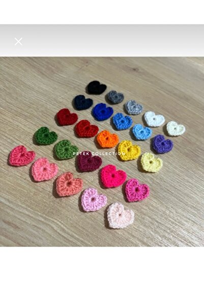 Petek Collection Örgü Kalp motifler (10’lu paket)